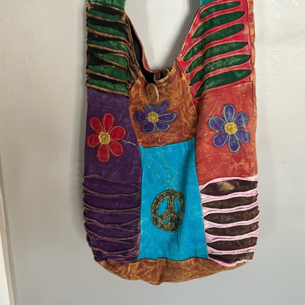 Colorful Patchwork Shoulder Bag